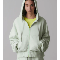FACETASM  CROPPED ZIP-UP HOODIE