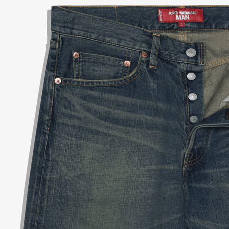 JUNYA WATANABE MAN   綿セルビッチデニム 製品加工 Levi's Wネーム