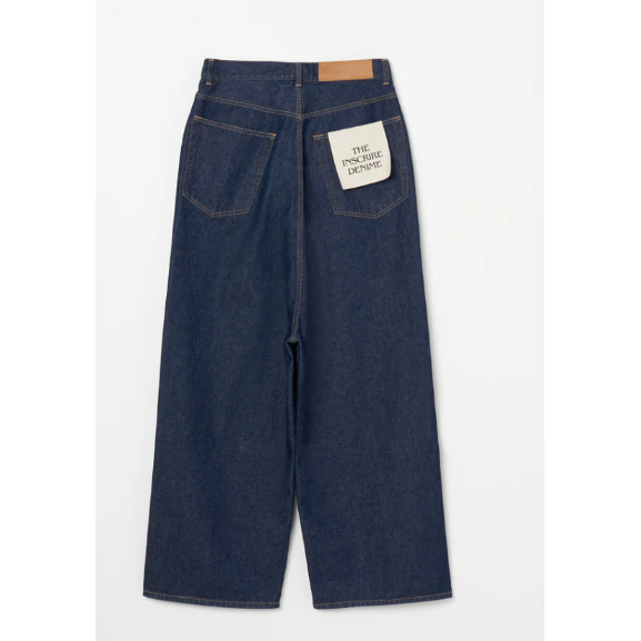 INSCRIRE Denim Loose Fit Pants( INDIGO) | UNKER
