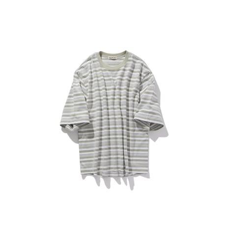 POLYPLOID   T SHIRT B ( セージ/ホワイト)
