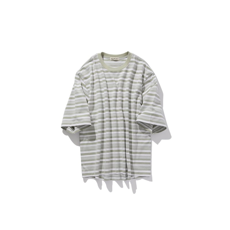 POLYPLOID T SHIRT B ( セージ/ホワイト) | UNKER