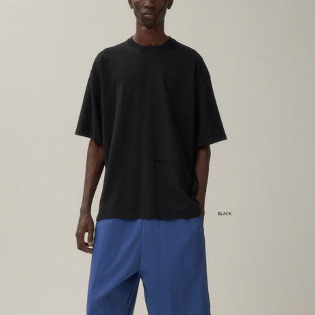 ATON  FRESCA KNIT | HALF SLEEVE CREWNECK SWEATER