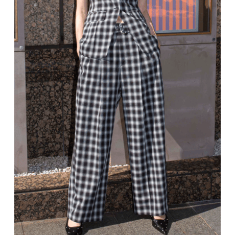 Maison Special  Two Tuck Barrel Trousers