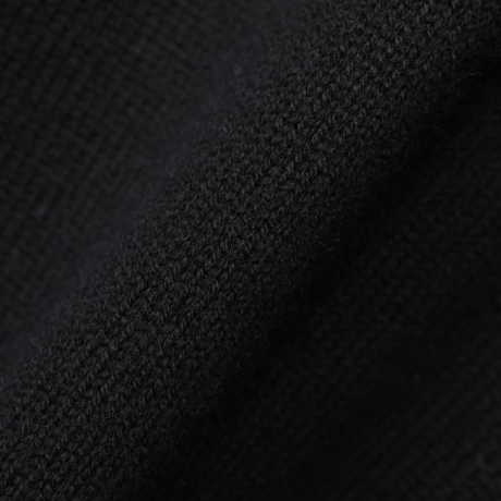 CINOH    ウールクルーネックニット[BLACK]