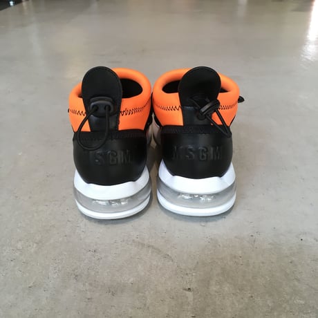 MSGM ナイロン＆レザースニーカー