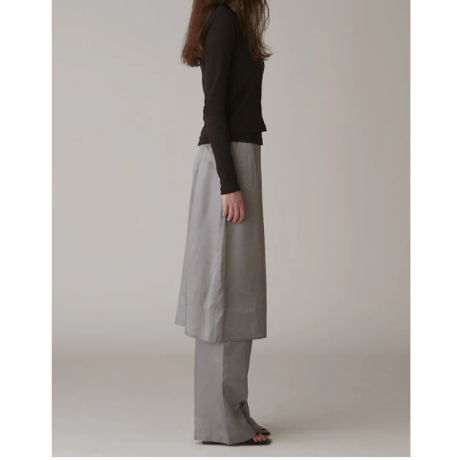 INSCRIRE  Cupro Layered Pants