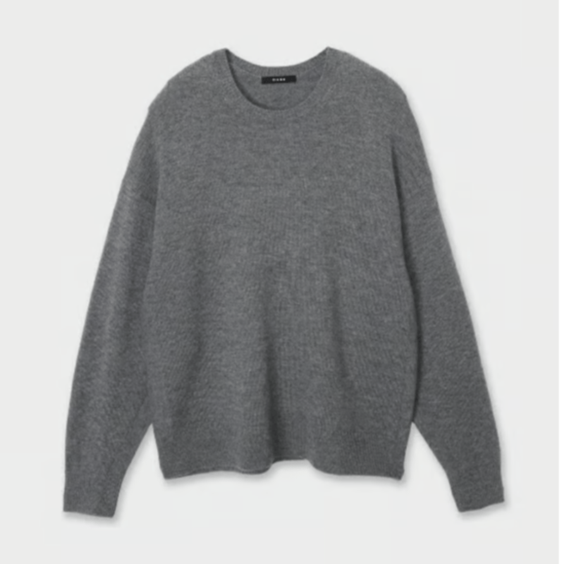 レ*ゴ様 tikak ウールセーター　グレー クルーネック トレーナー L CINOH ウールクルーネックニット[GRAY] | UNKER