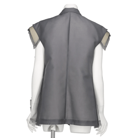 Chika Kisada    TULLE SLEEVELESS JACKET