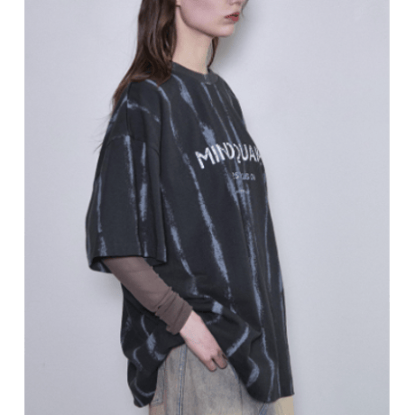 Maison Special  MINDQUAKE Logo Oversized T-shirt