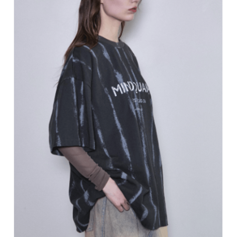 Maison Special MINDQUAKE Logo Oversized T-shir