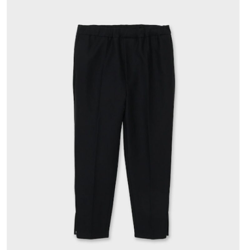 カジュアル 黒 コットンパンツ CINOH コットンリラックスパンツ[BLACK] | UNKER