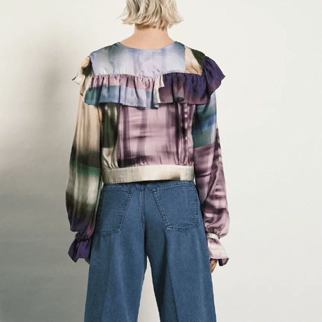 TANAKA      WESTERN BLOUSE   [マルチカラー]