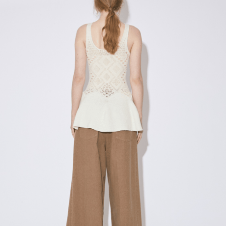 beautiful people   stretchy lace knitted tunic top