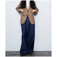 INSCRIRE   Denim Loose Fit Pants( INDIGO)