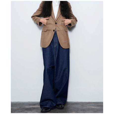INSCRIRE   Denim Loose Fit Pants( INDIGO)