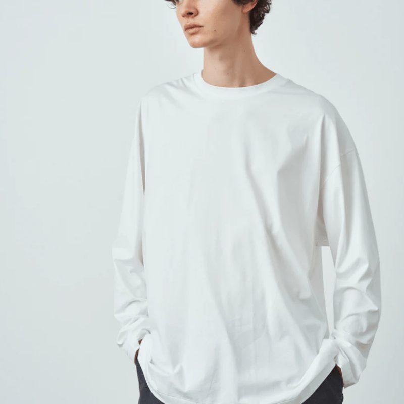ATON SUVIN60/2 | OVERSIZED LONG SLEEVE T-SHIR