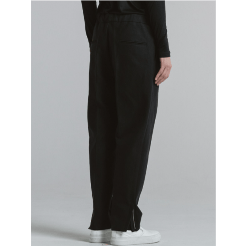 CINOH コットンリラックスパンツ[BLACK] | UNKER