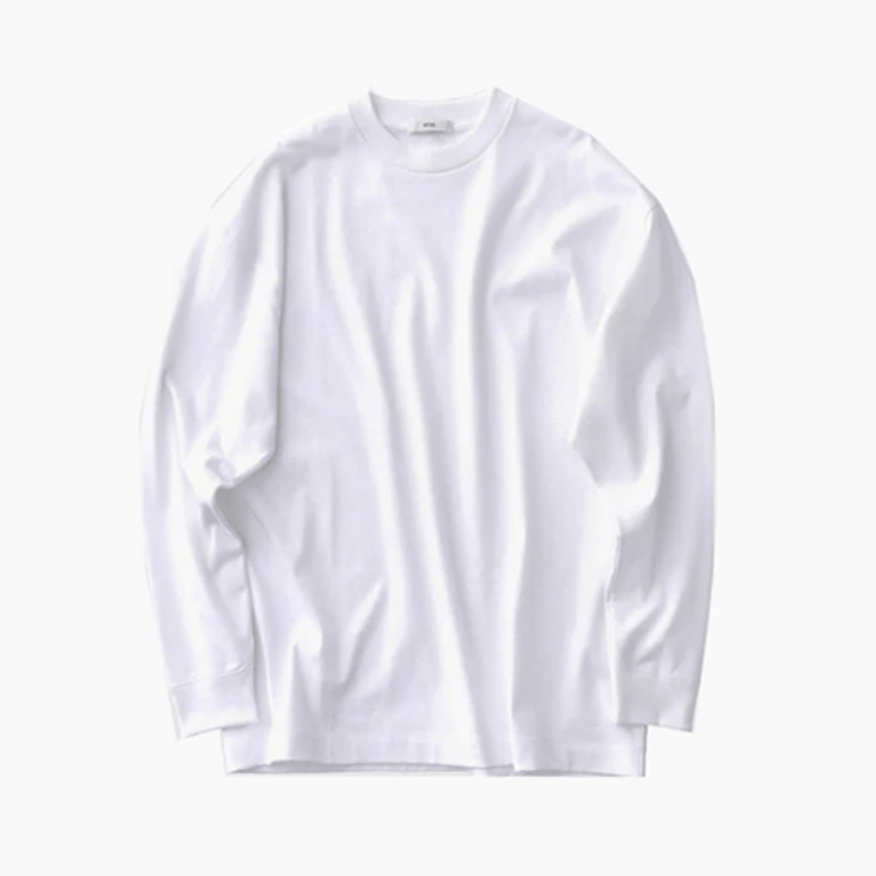 SUPIMA AIR 12/- COTTON OVERSIZED LONGSLEEVE SUPIMA AIR 12/- COTTON OVERSIZED LONGSLEEVE