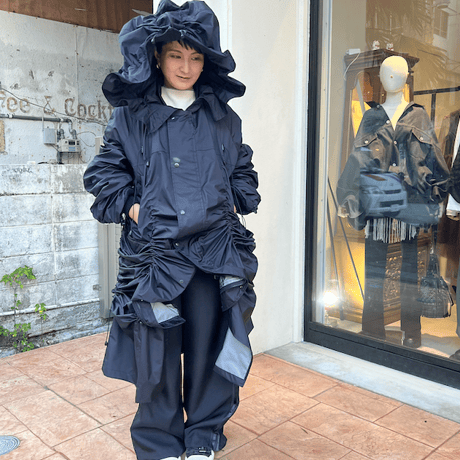 JUNYA WATANABE  ナイロンリップストラップラミネートコート