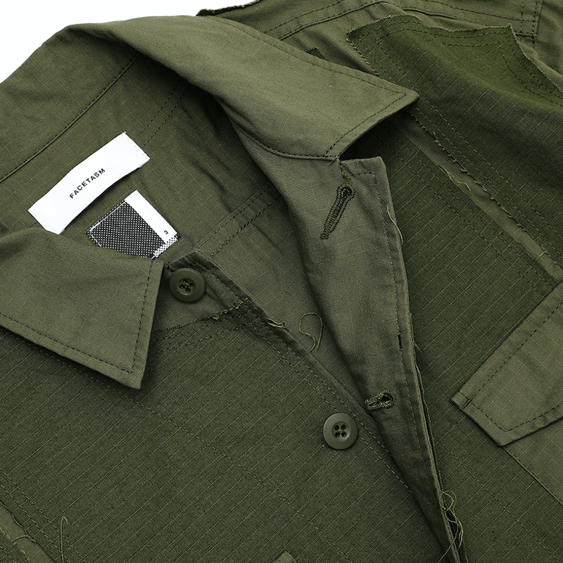 FACETASM DECONSTRUCTED MILITARY SHIRT | UNKER