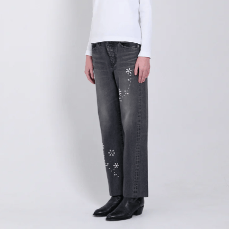 TANAKA   NEW CLASSIC JEAN TROUSERS - GRAY(BIJOU)