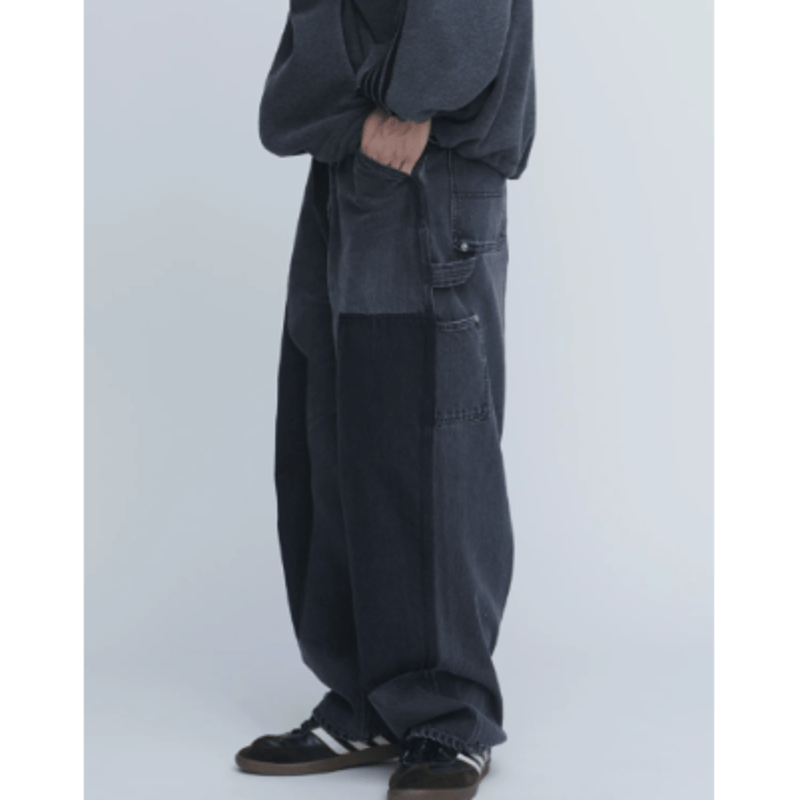 INSCRIR E Double Kneeデニム | UNKER