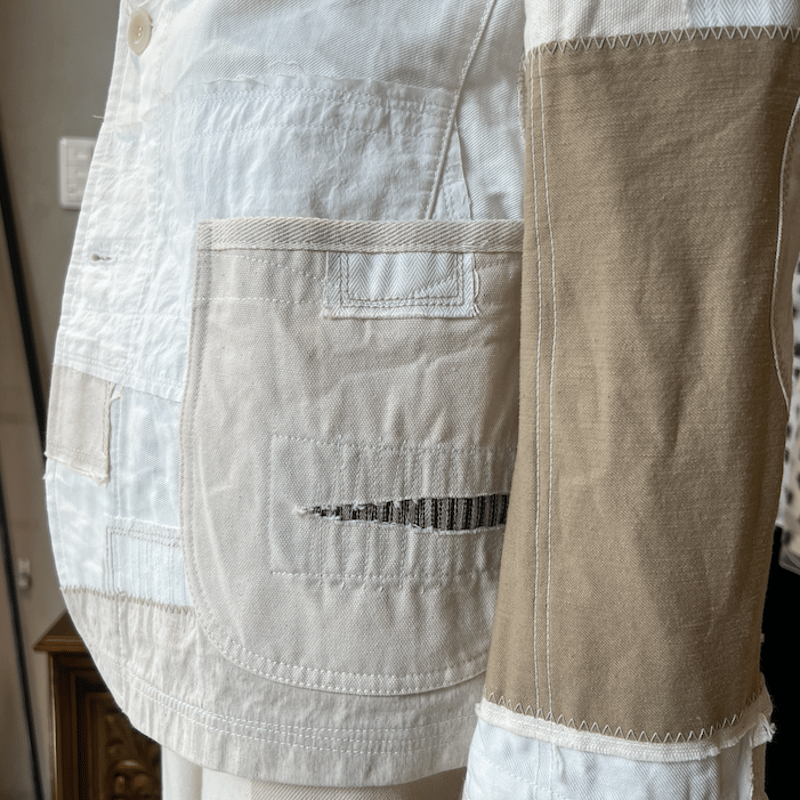 JUNYA WATANABE MAN 綿麻オックス×綿ギャバ×多素材MIX | UNKER