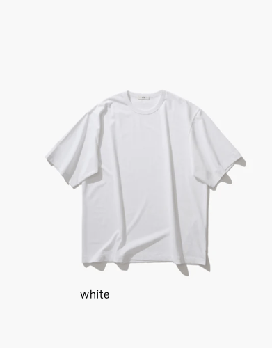 新品ATON DRY COTTON JERSEY CREWNECK T 04 白 ATON DRY COTTON JERSEY | CREWNECK T-SHIRT | U