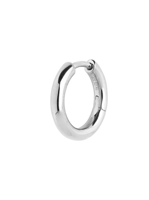 MARIA BLACK Polo Huggie Pierced Earring - SILVE