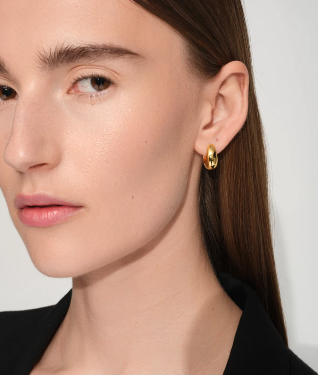 TOMWOOD Ice Hoop Small Gold | UNKER