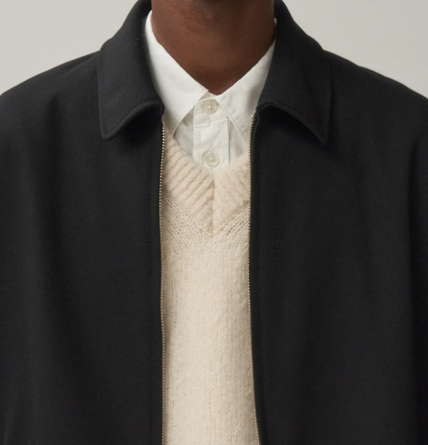 ジャケット・アウター ATON / BACK SATIN HARRINGTON JACKET BACK SATIN | HARRINGTON JACKET – ATON | エイトン