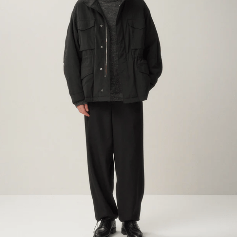ATON BACK SATIN | UTILITY PANTS (black) | UNKER ATON BACK SATIN | UTILITY PANTS (black) | UNKER