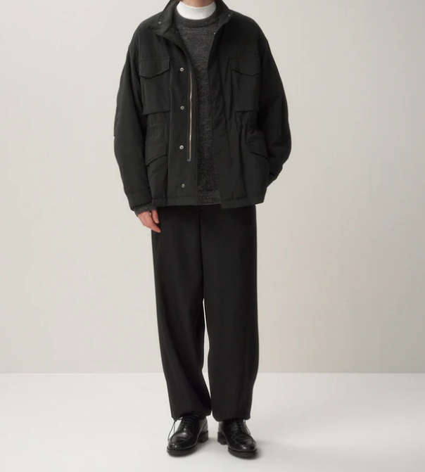 ATON BACK SATIN | UTILITY PANTS (black) | UNKER ATON BACK SATIN | UTILITY PANTS (black) | UNKER