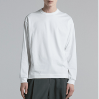 CINOH  コットンジャージーロンT[WHITE]