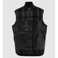 JUNYA WATANABE MAN   FILSON」W-NAME WOOL × LEATHER INSULATED WORK VEST