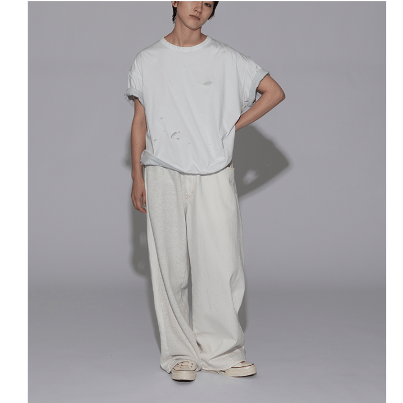 FACETASM DENIM MARGING SWEAT PANTS | UNKER