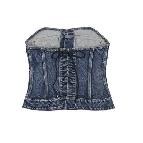 TANAKA     BUSTIER - VINTAGE BLUE