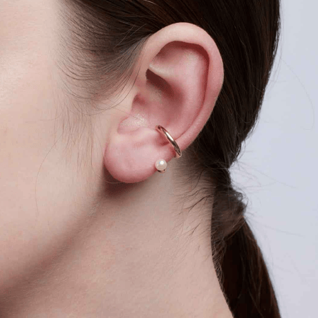 MARIA BLACK  Seperate Ways Ear Cuff LEFT - Yellow Gold