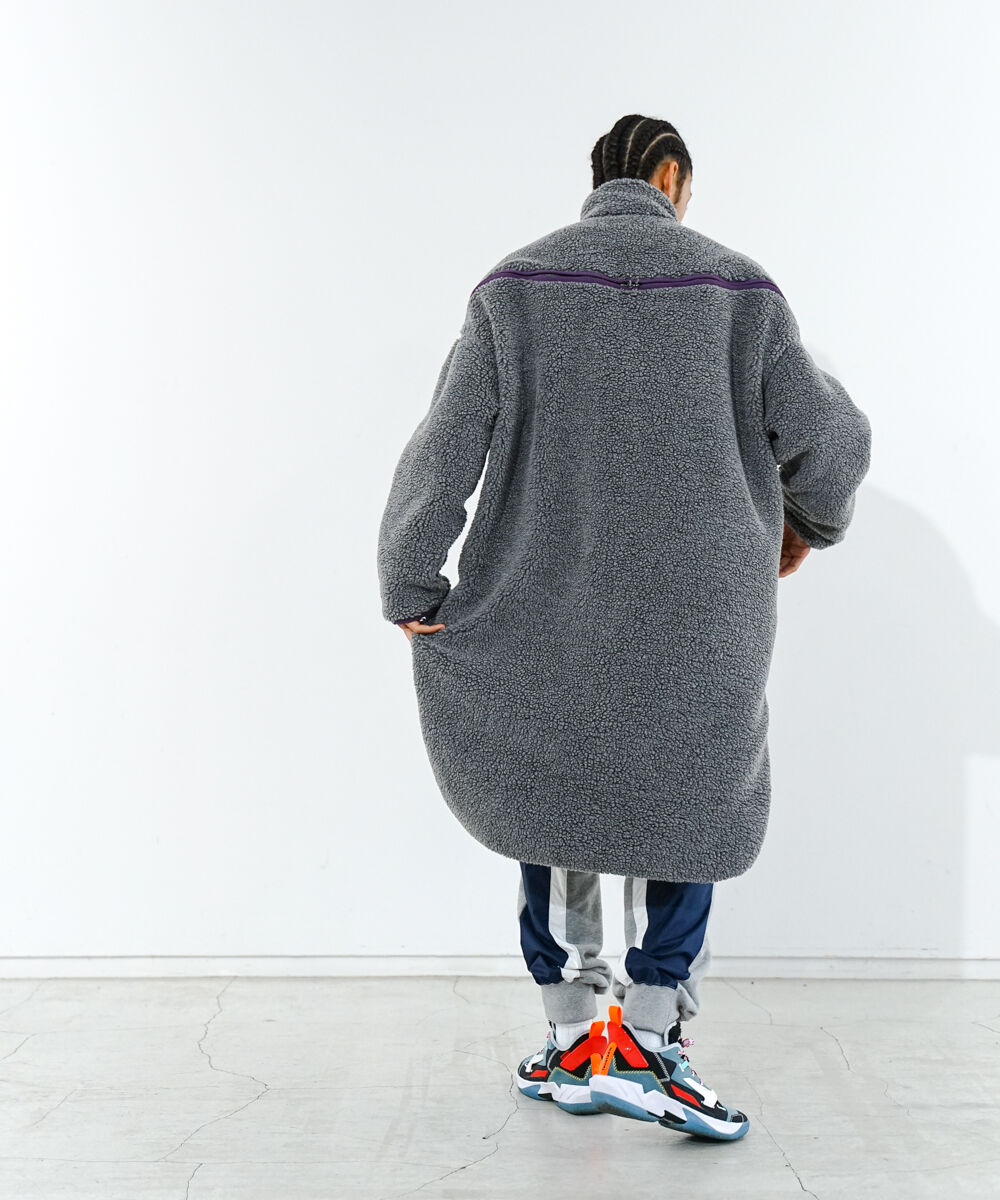 facetasm HIGH-LOW FLEECE ZIPPER JACKET | UNKER facetasm HIGH-LOW FLEECE ZIPPER JACKET | UNKER