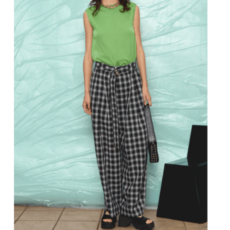 Maison Special  Two Tuck Barrel Trousers