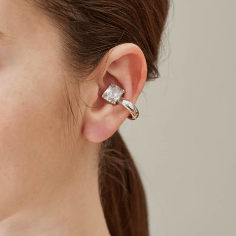 MARIA BLACK  Omotesando Cider Ear Cuff - Silver