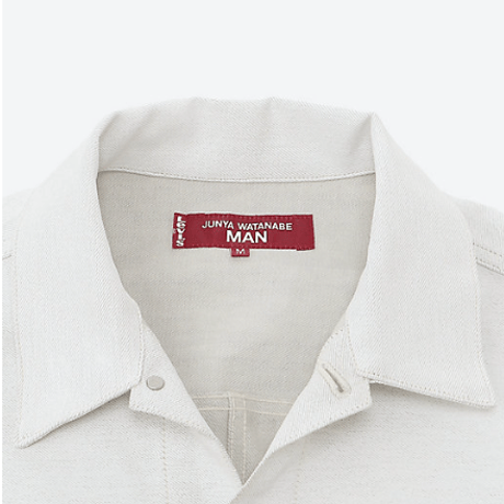 JUNYA WATANABE MAN  デニムジャケット綿デニム箔プリントLevi'sＷネーム