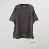 FACETASM        CURVY SLIT BIG TEE