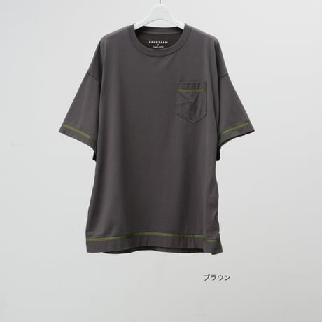 FACETASM        CURVY SLIT BIG TEE