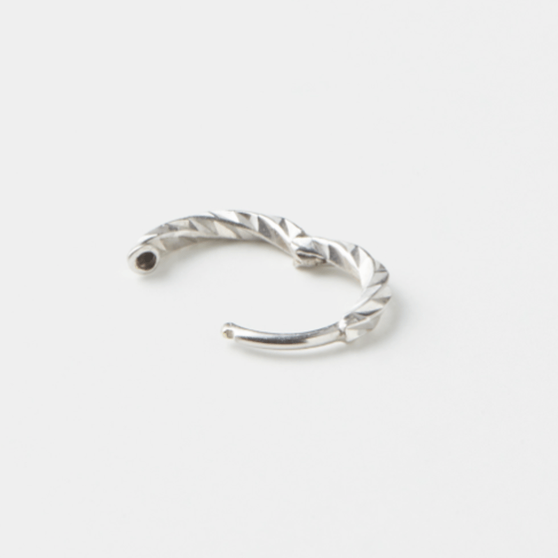 MARIA BLACK Fine Jewellery DC Huggie 7mm - Whi