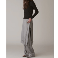 INSCRIRE  Cupro Layered Pants