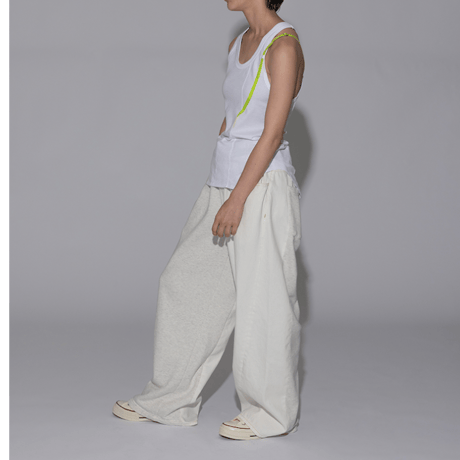 FACETASM    DENIM MARGING SWEAT PANTS