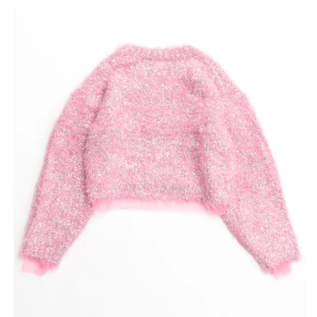 MAISON SPECIAL  Sparkling Shaggy Knit Pullover