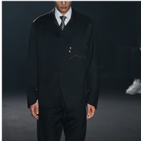 JUNYAWATANABE MAN   ウールサージ×キュプラシルク　Levi'sWネーム