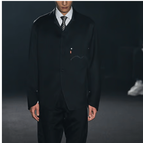 JUNYAWATANABE MAN   ウールサージ×キュプラシルク　Levi'sWネーム
